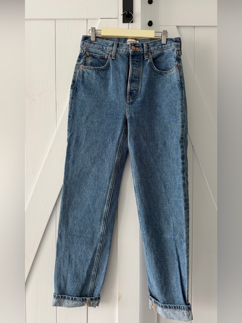 Etica High-Rise Straight Jeans Size 27